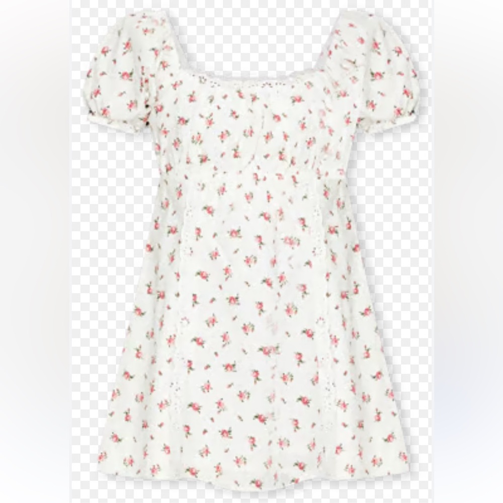 Floral Puff Sleeve Dress